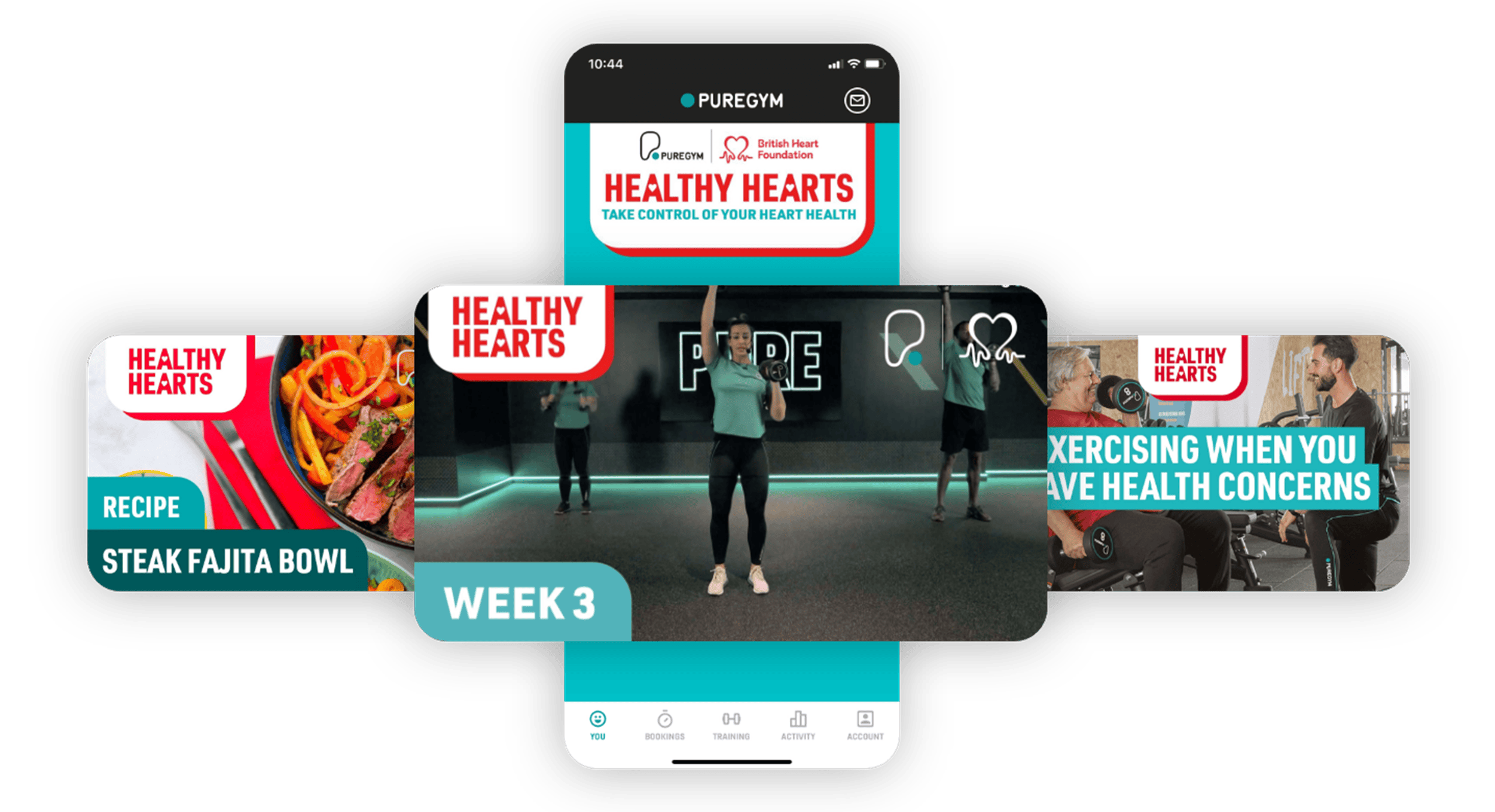 Healthy Hearts Programme PureGym app