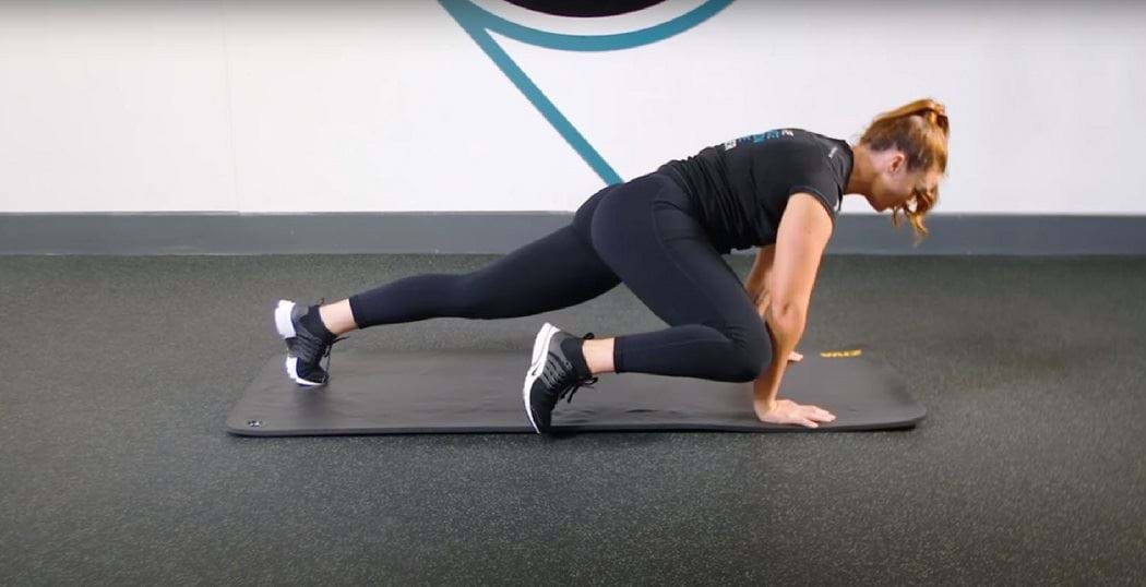How to do plank knee to elbows