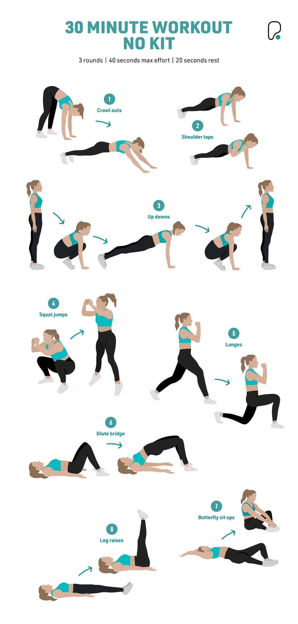 No Equipment Home Workout