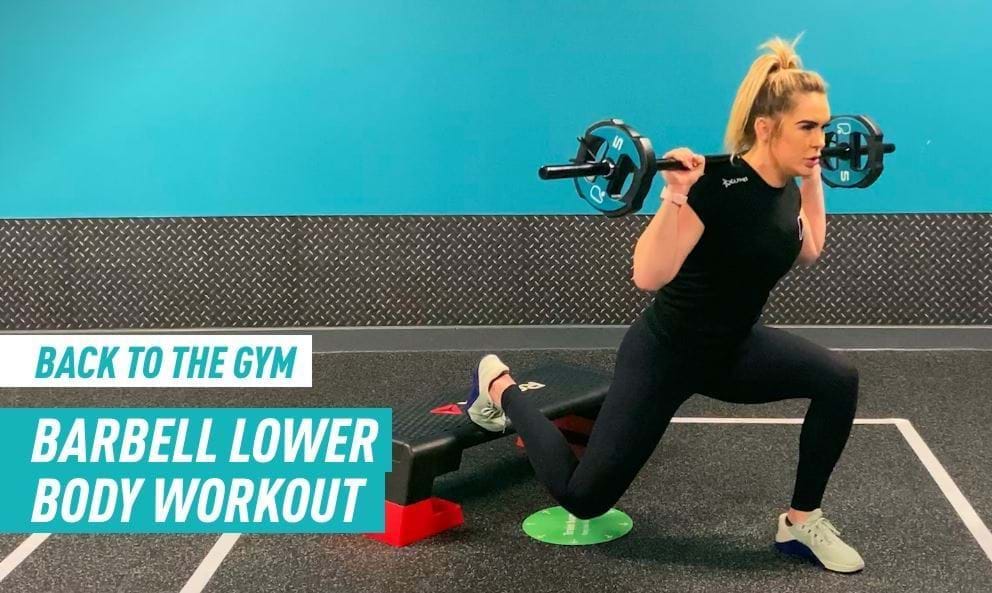 Back to the gym: Barbell lower body workout