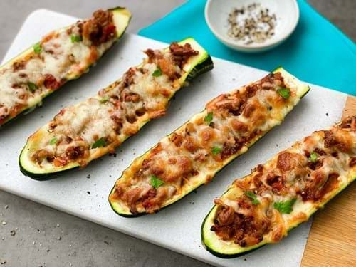 Stuffed Courgette Lasagne Boats Recipe | PureGym