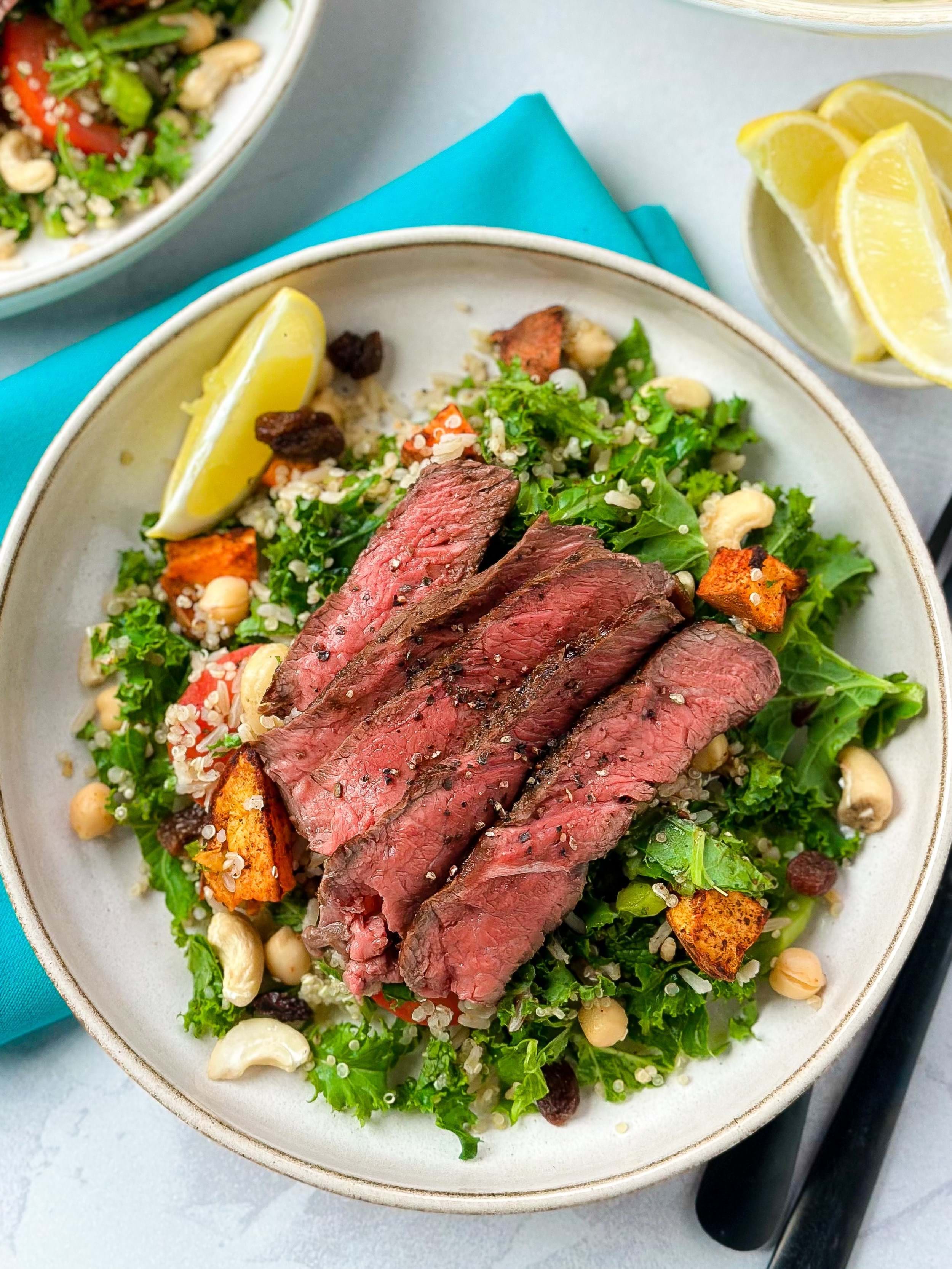 Moroccan Style Steak And Salad