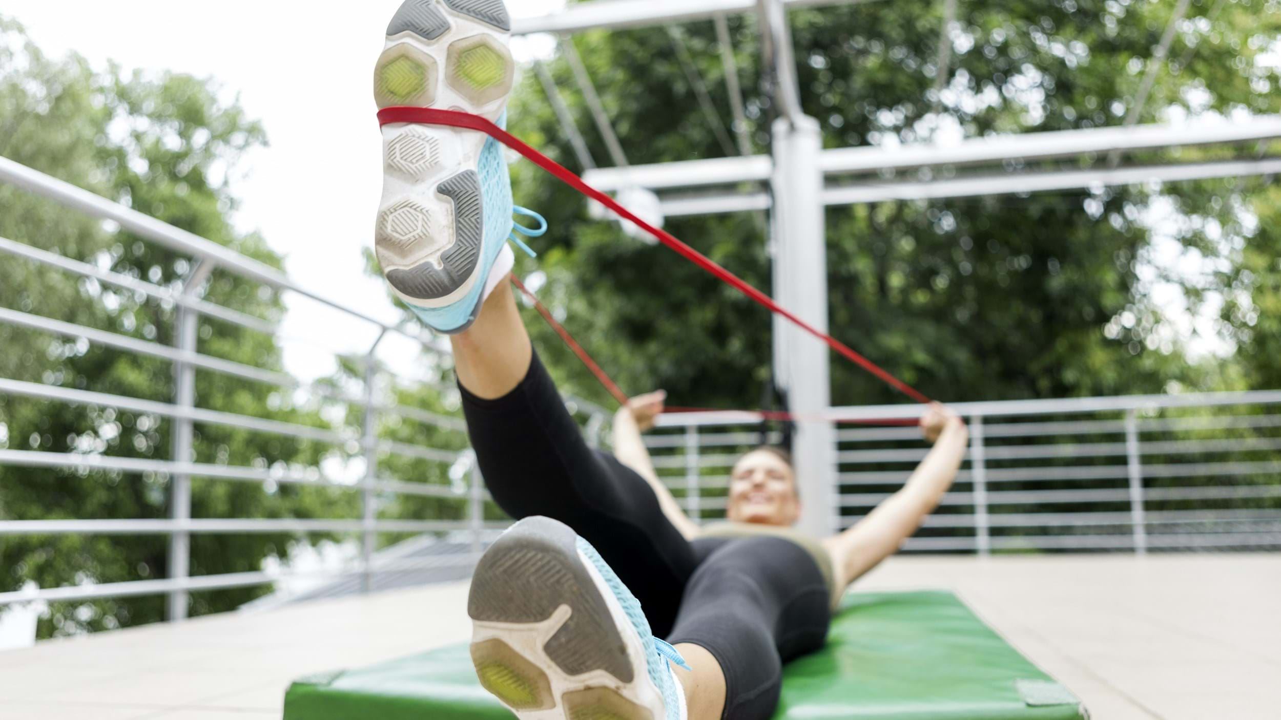 How To Do A Resistance Band Leg Press
