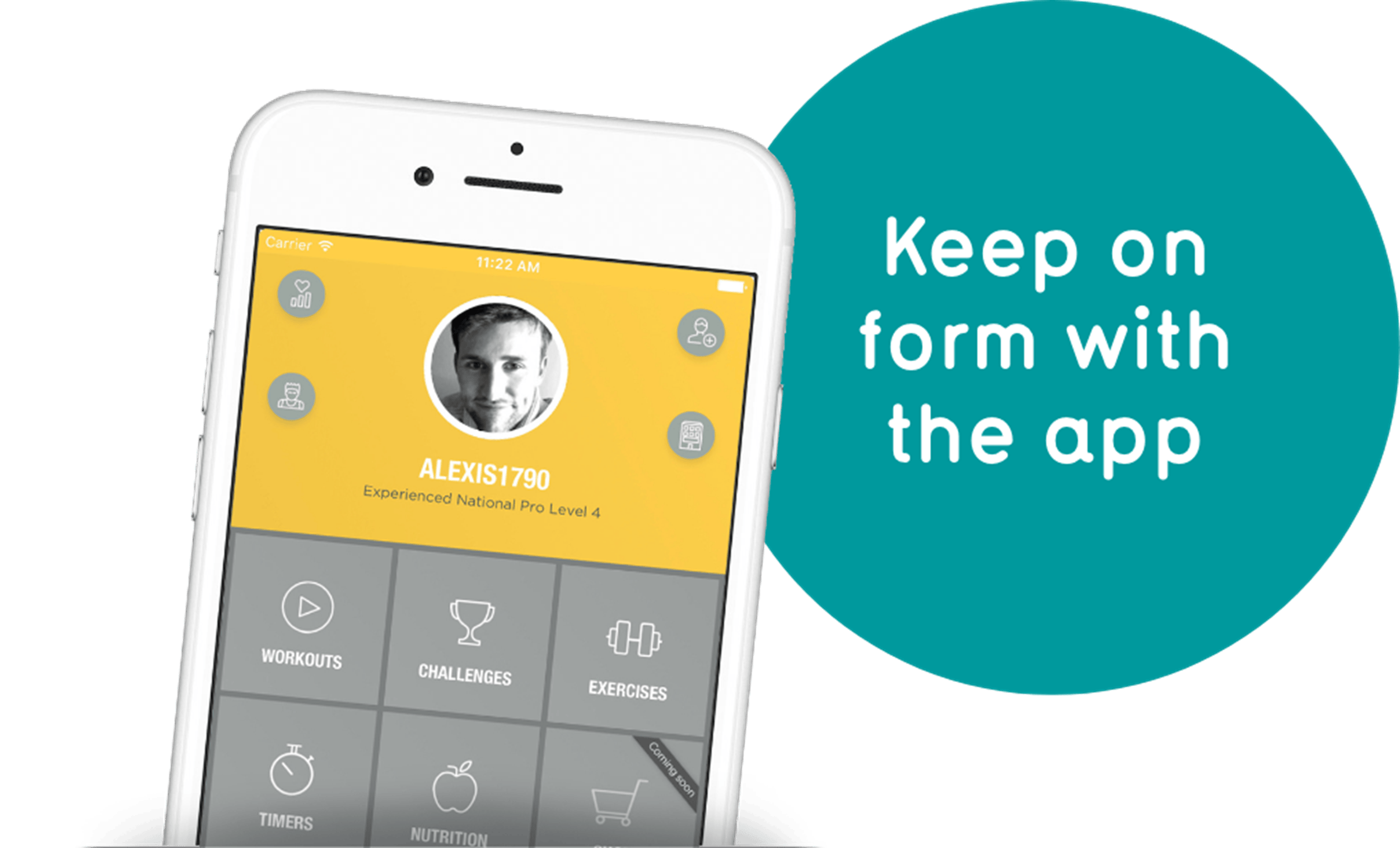 Functional zone - keep on form on the app