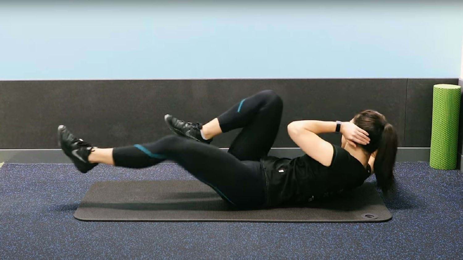 How to do bicycle crunches