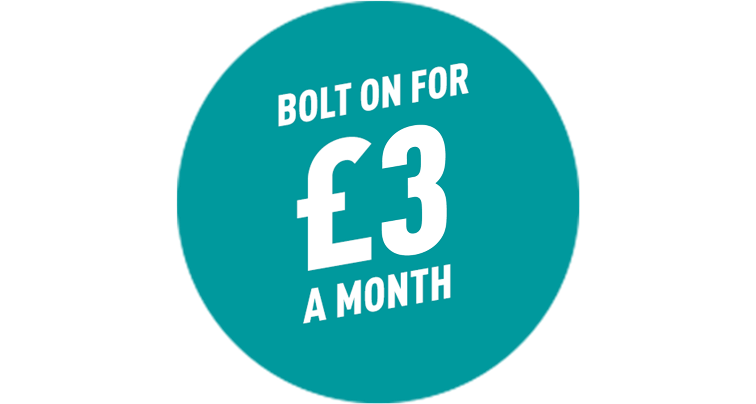 Bolt on from £4 a month