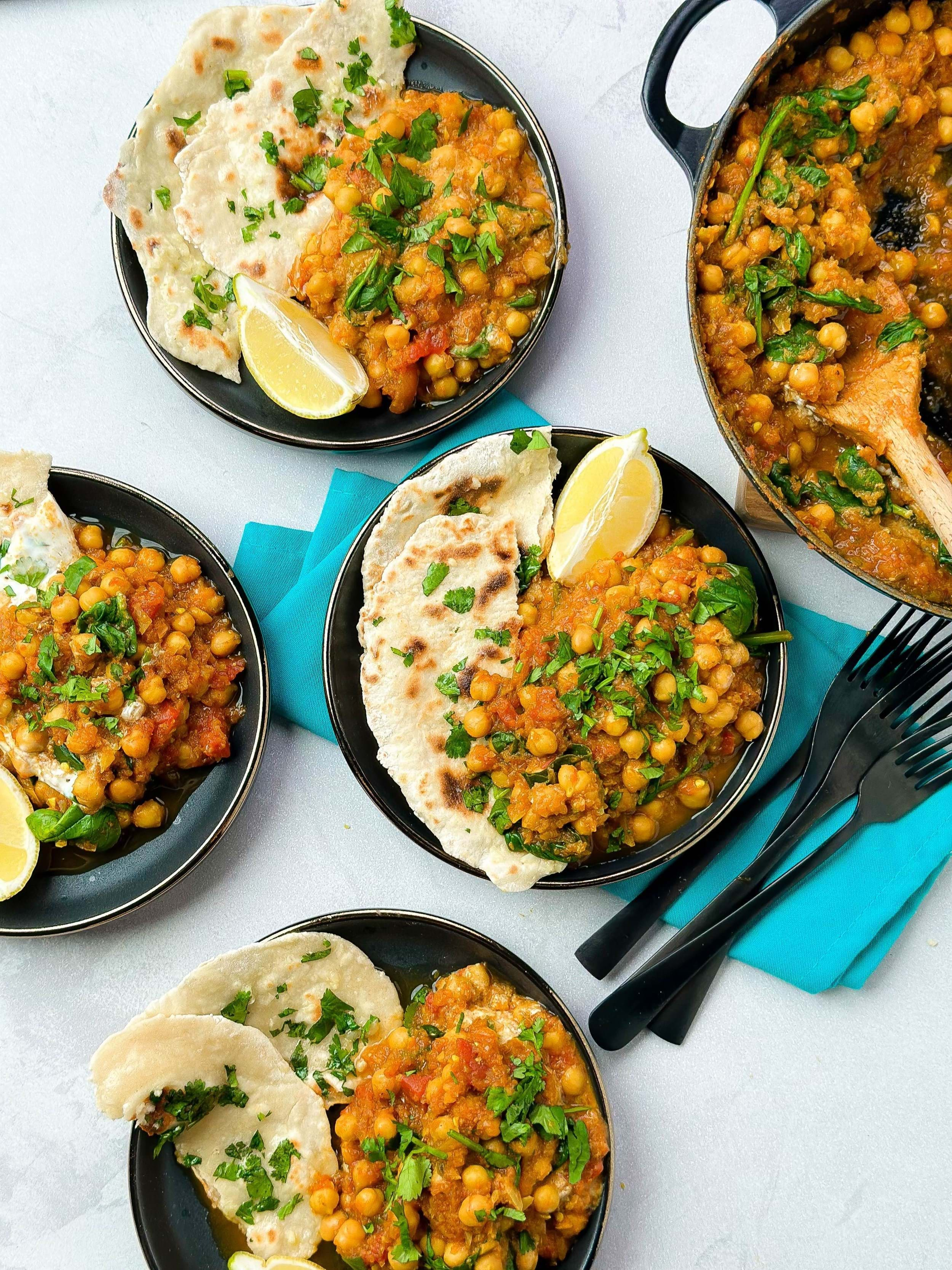 Chana Masala and Homemade Naan Recipe | PureGym