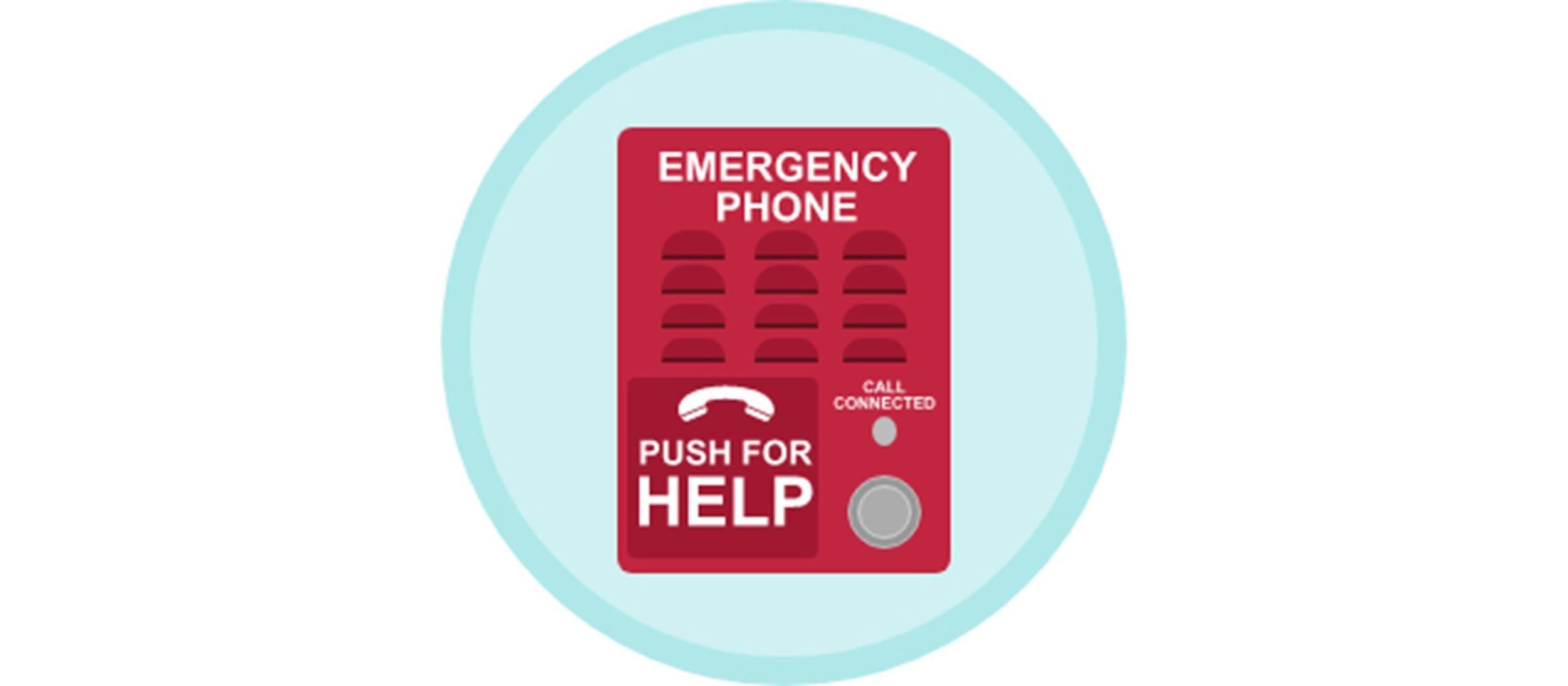 Emergency phone icon